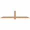 Ekena Millwork Eugene Smooth Timber Gable Bracket, Western Red Cedar, 72"W x 18"H x 3 1/2"D x 3 1/2"F, 6/12 Pitch GBW072X18X0404EUG00SWR - alternate 1